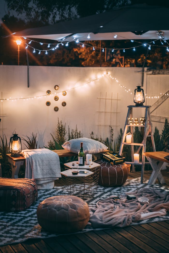 Photo Of Pillows On Wooden Chairs